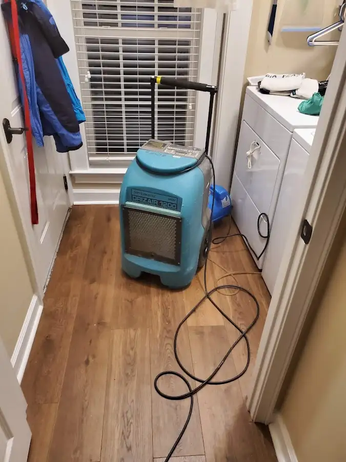 Commercial dehumidifier deployed for Flood Damage Cleanup in Ogden